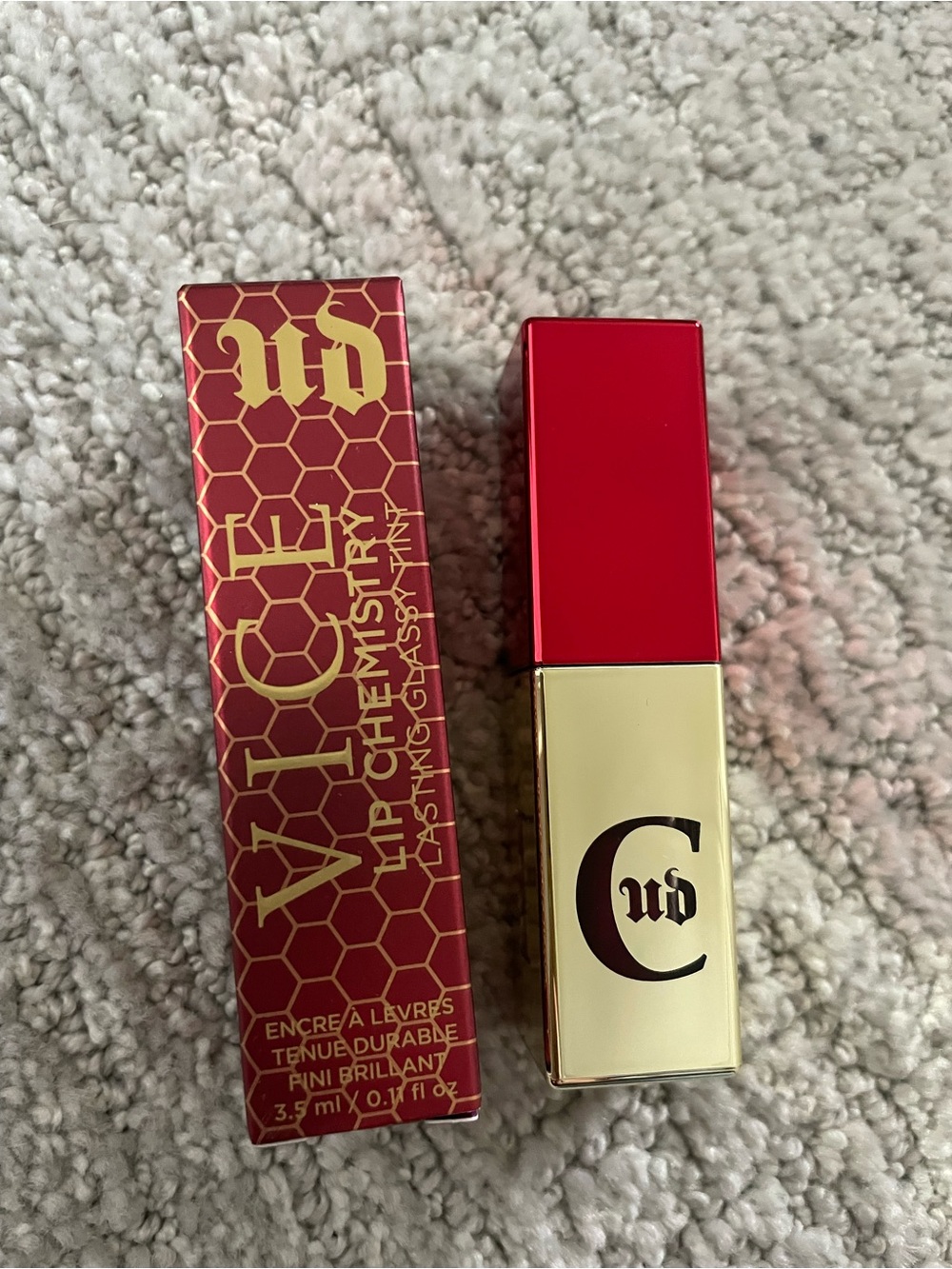 Urban Decay Vice Lip Chemist Glossy Tint — 21 (Bold Red)